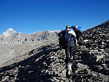 29 Kong Tso Third Pass Trail Early Morning After skirting Kong Tso Lake, the trail ascends to another pass (5338m).